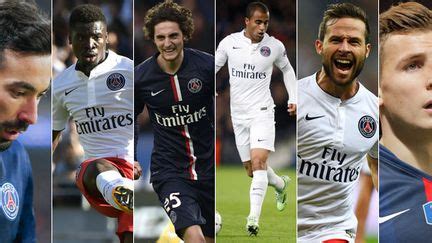 Psg Asse Cabaye Rabiot Lavezzi Digne Lucas Aurier Les Hommes