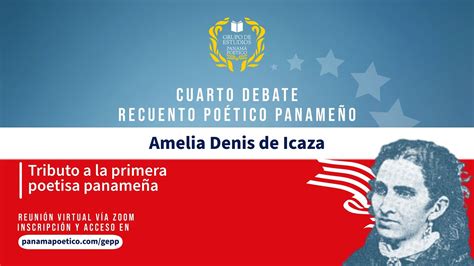 Debate 4 Recuento Poético Panameño Amelia Denis de Icaza YouTube