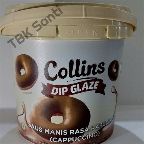 Jual Collins Dip Glaze Dipping Glaze Topping Donat Kg Taro