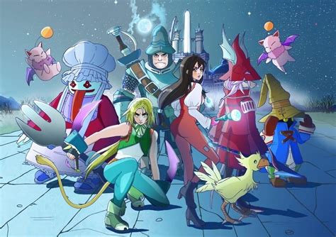 artstation final fantasy  commission