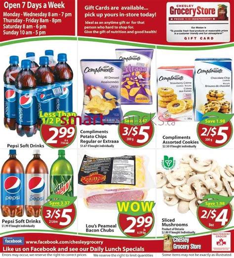 Chesley Grocery Store Flyer April 29 to May 5