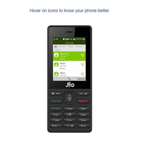 Jio Phone Keypad Mobile Inches Display Mah Battery