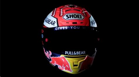 Así Es El Casco Que Utilizará Marc Márquez En Motogp 2018