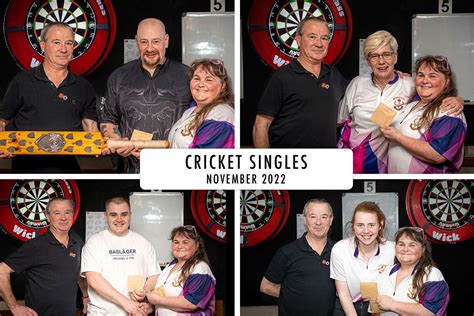 Kevin And Freda Are Victorious In Wick Darts Leagues Cricket Singles