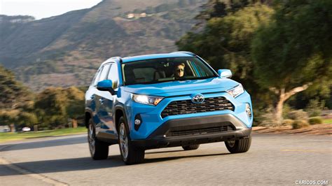 2019 Toyota RAV4 XLE Premium AWD Color Blue Flame Front