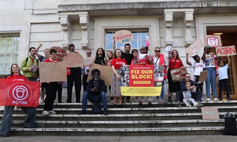 Filthy Unmanaged And Neglected Hackney Residents March On Town Hall