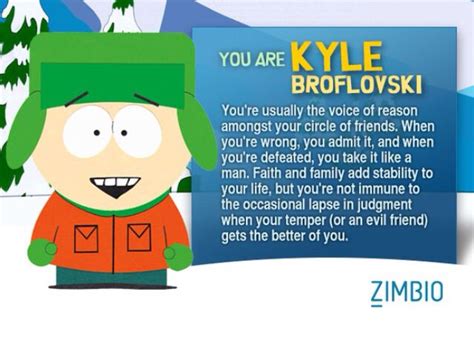 "Which South Park character are you?" Kyle | South park characters ...