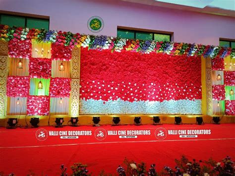 Valli Cine Decorators Stage Decoration Wedding Decoration Stage