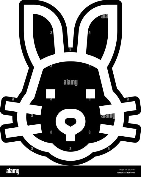 Rabbit Icon Black Vector Illustration Stock Vector Image And Art Alamy