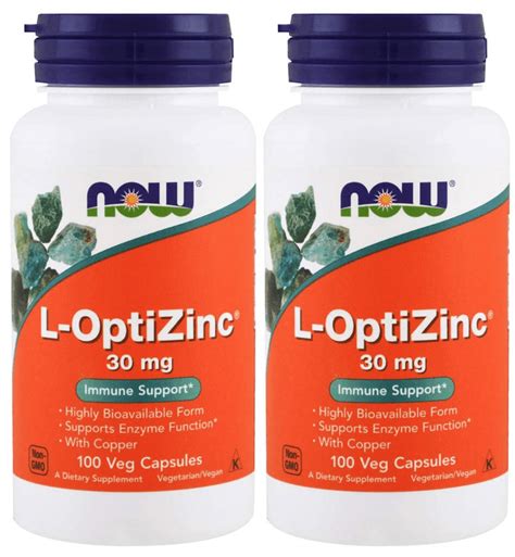 Now Supplements L Optizinc Mg With Copper Highly Bioavailable