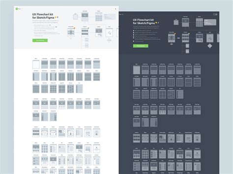 UX Flowchart Kit Freebie For Figma And Adobe XD