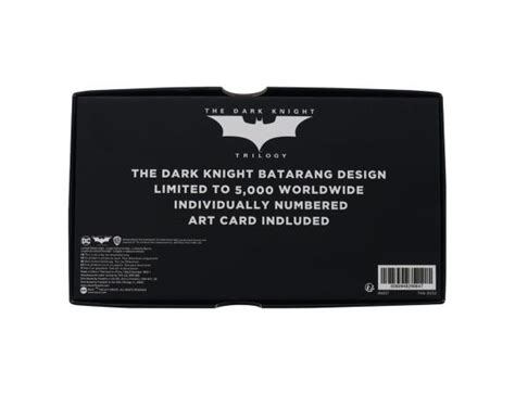 The Dark Knight Replica Batman Batarang Limited Edition Cm Fanattik