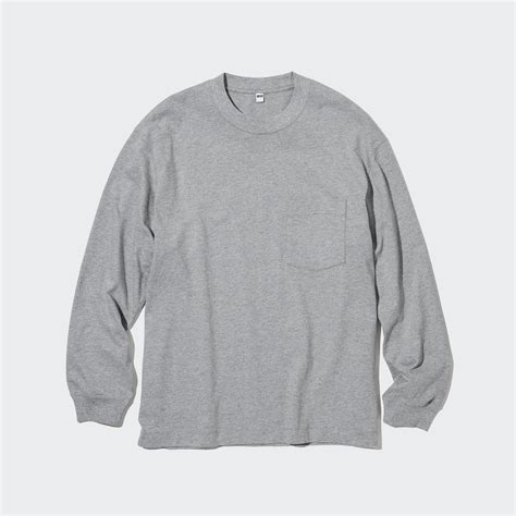 Washed Cotton Crew Neck Long Sleeve T Shirt Oversized 2022 Edition