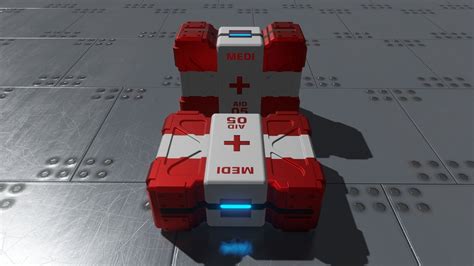 Sci Fi First Aid 3d Model Cgtrader