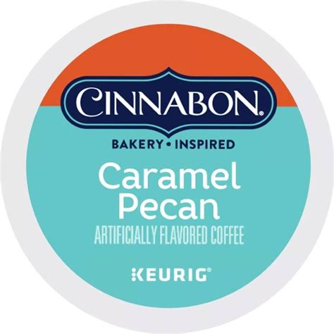 Cinnabon Caramel Pecan Coffee, Light Roast, Keurig K-Cup Coffee Pods ...