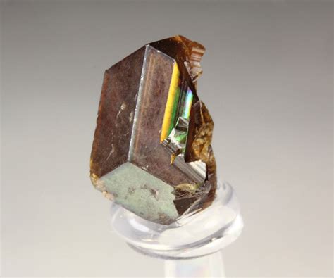 Quebul Fine Minerals Iridescent Rainbow Garnet Var Andradite