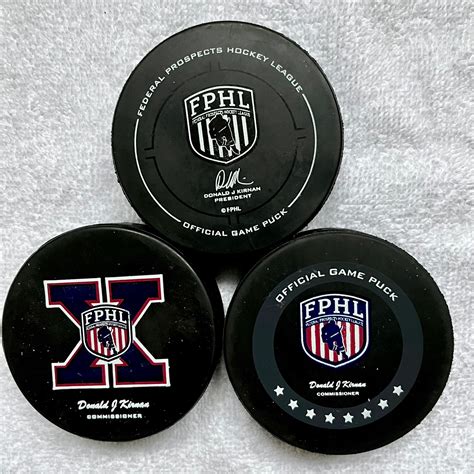 CAROLINA THUNDERBIRDS FPHL Hockey Official Game Puck Lot (3 Pucks ...