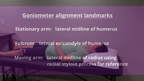 Range Of Motion Measurement Elbow Flexion YouTube