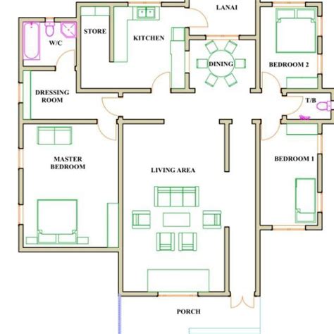 Pin By Ezekiel On Zack Simple House Design Bedroom House Plans