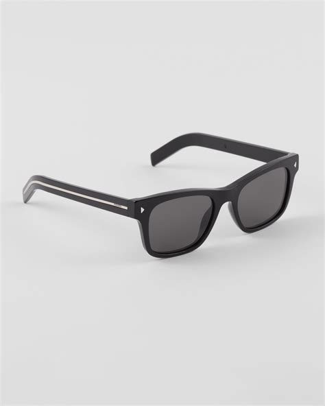 Lenses Ardesia Crist Sunglasses With Iconic Metal Plaque Prada