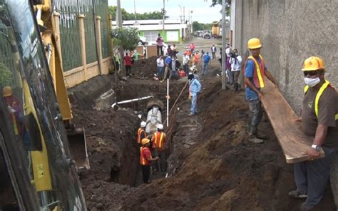 Alcald A De Managua Supervisa Construcci N De Drenaje Pluvial En La Capital