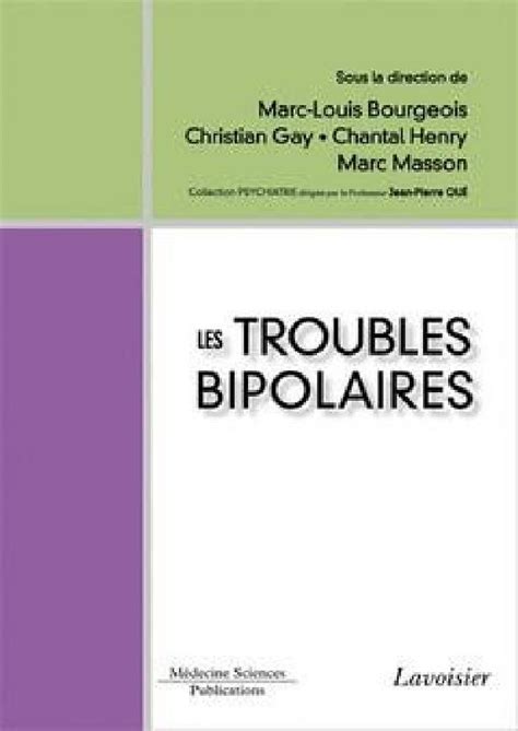 Les Troubles Bipolaires Chantal Henry Broch Lavoisier