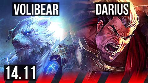 VOLIBEAR Vs DARIUS TOP 10 Solo Kills 39k DMG TR Grandmaster 14