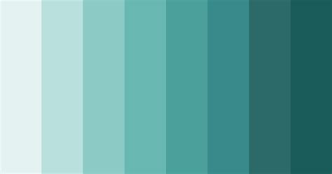 Teal Serenity Color Palette Colordrop