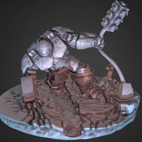 Hulkbuster Avengers 3D Model Ready to Print