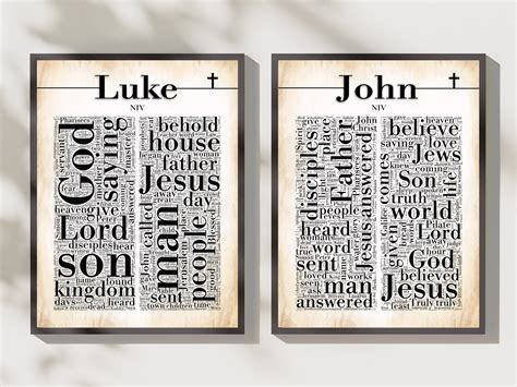 Bible Word Art For Your Favorite Books Of The Bible 6 Printable Word