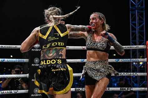 Photos Britain Hart Bests Taylor Starling To Retain Title At Bkfc 63