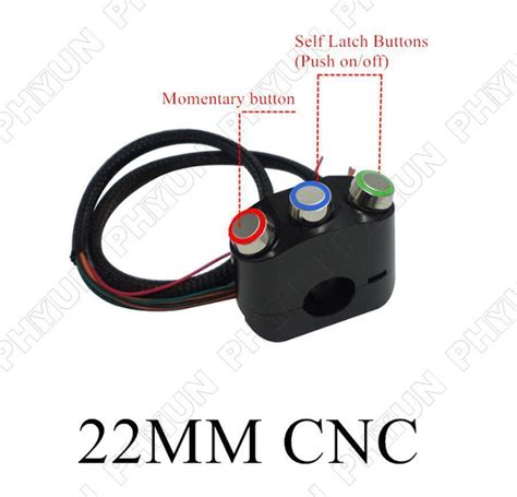 Universal Mm Motorcycle Atv Handlebar Switch On Off Latching