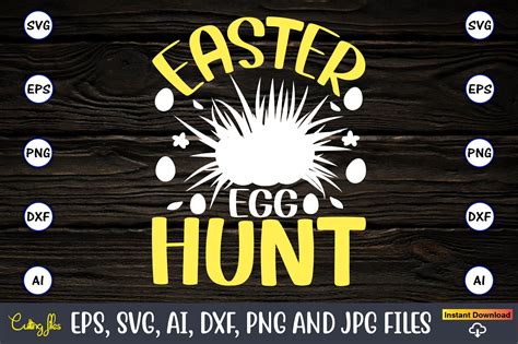 Easter Egg Hunt Svg Cut File Graphic By Craftartdigital21 · Creative Fabrica