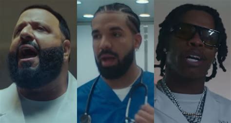 Dj Khaled Drake Lil Baby Put Their Own Spin On Bee Gees Staying