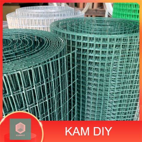 Dawai Hijau Green Coated BRC Welded Wire Mesh Net Netting (18G) Terbaik