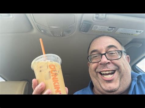 Dunkins New Butter Pecan Iced Coffee Butter Pecan Donut YouTube