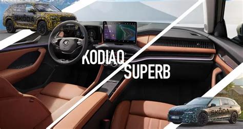 Diaporama Intérieur des Skoda Kodiaq et Superb 2024 Auto Moto