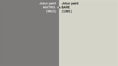 Jotun Paint Matrix Vs Bare Side By Side Comparison