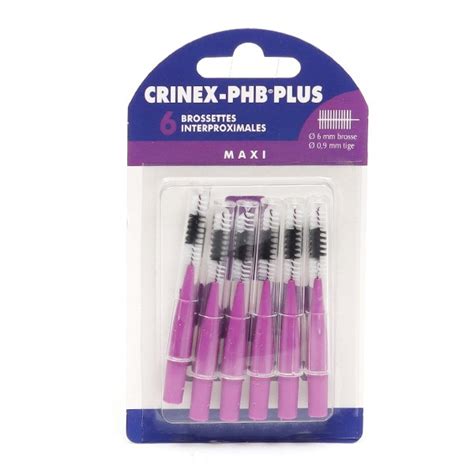 Crinex Phb Plus Brossettes Interdentaires Cylindriques Brins Tynex