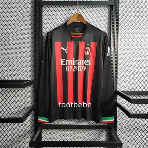 AC Milan Trikot 2022 2023 Heim lange Ärmel footbebe de