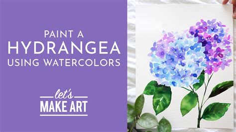 Hydrangea Watercolor Tutorial With Sarah Cray Youtube