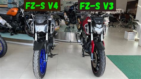 In Pics Yamaha FZ S V4 Vs V3 ZigWheels 45 OFF