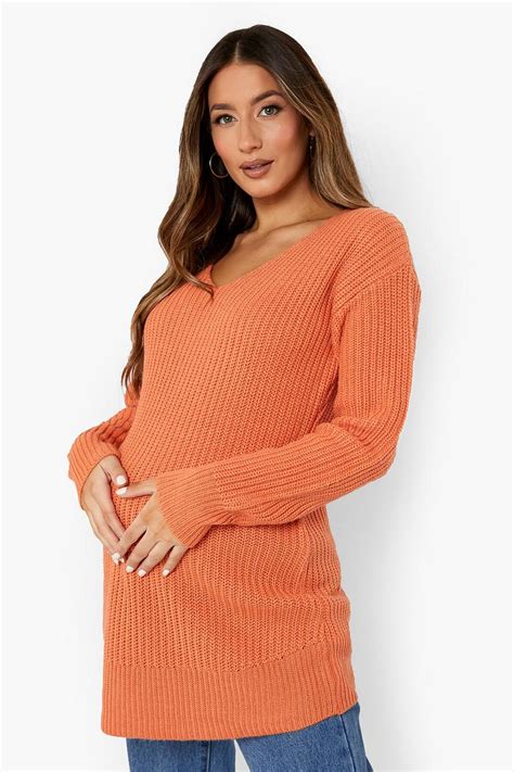 Boohoo Maternity Jumpers And Cardigans Nursing Jumpers