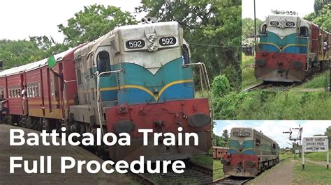 Udaya Devi Batticaloa Train Full Procedure At Maho Junction Railway