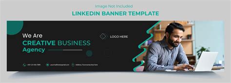 Design De Capa Do Linkedin Empresarial Vetor Premium