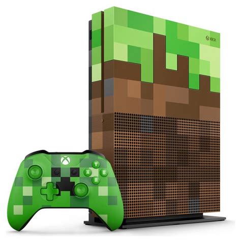 Xbox One S Minecraft Limited Edition Bundle Revealed At Gamescom And You Can Pre Order Yours