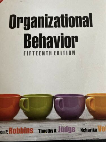 Test Bank Organizational Behavior 15th Edition Stephen P Robbins