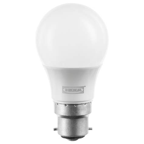 Ryet Led Bulb B22 370 Lumen Opal White 6500k Ikea