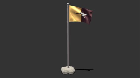 Low Poly Seamless Animated Custom Cheetah Flag Buy Royalty Free 3d Model By Chroma3d