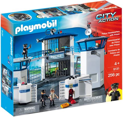 Playmobil City Action 9131 Pas Cher Commissariat De Police Avec Prison